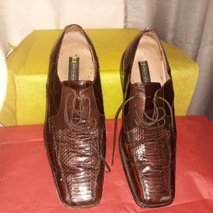 Men's shoes genuine snake Stacy Adam's